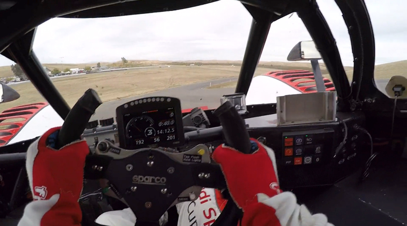 Once over the crest, the pole on the right is a good indication of the apex